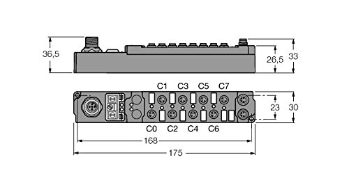 Turck 6824106-SDNB-0404D-0005,Stand-alone-Modul f. DeviceNet von Turck