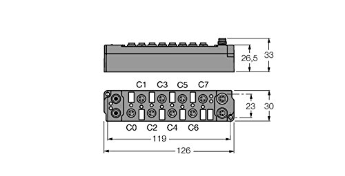 Turck 6824194-SNNE-0404D-0005,Erweiterungsmodul f. IP-Link von Turck