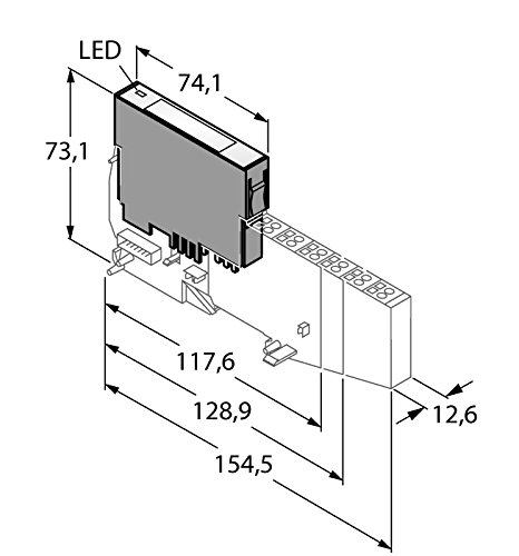 Turck 6827034 - BL20-2AO-I(4...20MA), BL20 Elektronikmodul 2 analoge Ausgänge von Turck