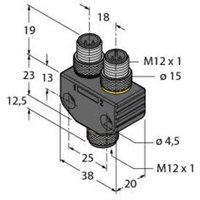 Turck 6930561 Sensor-/Aktor-Verteiler und Adapter 1St. von Turck