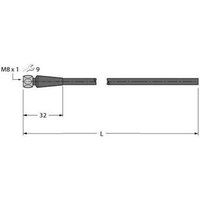 Turck 6934452 Sensor-/Aktor-Anschlussleitung 10m Polzahl: 4 1St. von Turck