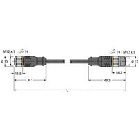 Turck 6935405 Sensor-/Aktor-Steckverbinder, konfektioniert 0.60m Polzahl: 3 1St. Turck 6935405 Sensor-/Aktor-Steckverbinder, konfektioniert 0.60m Polzahl: 3 1St. von Turck