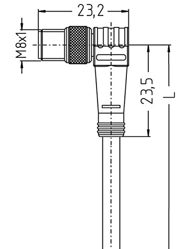 Turck 8039492 - HT-SWSP3-10/S2430, Industrielle Sensorleitung PTFE-Kabelmantel von Turck
