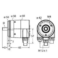 Turck Absolut Drehgeber 1 St. RS-25S10S-9A16B-R3M12 von Turck