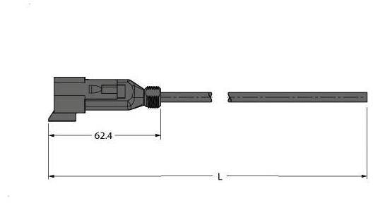 Turck Deutsch Ventilsteckverbinder Dt04 Anschlussleitung Sensor /Aktor Anschluss B-Ware von Turck