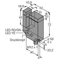 Turck Gabel-Lichtschranke SL10VB6VQ 3058324 1St. von Turck