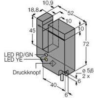 Turck Gabel-Lichtschranke SL10VB6VY 3060367 1St. von Turck