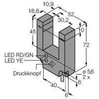 Turck Gabel-Lichtschranke SL30VB6V 3056565 1St. von Turck