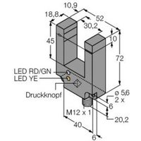 Turck Gabel-Lichtschranke SL30VB6VQ 3056567 1St. von Turck