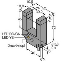 Turck Gabel-Lichtschranke SLE30B6V 3055474 1St. von Turck