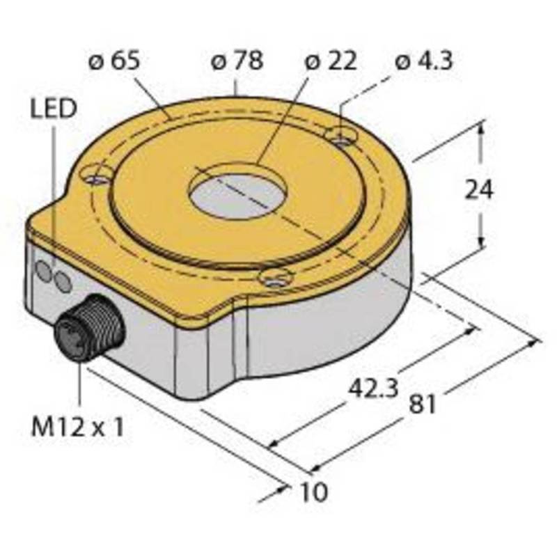 Turck Inkremental Drehgeber Inkrementalgeber Geber B-Ware von Turck