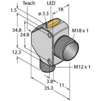 Turck Kontrasttaster Q3XTBLD100-Q8 3091632 1St. von Turck
