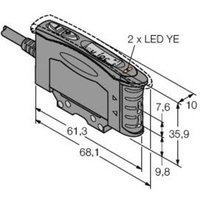 Turck Lichtleitersensor D10UPFPB 3072321 1St. von Turck