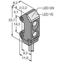 Turck Lichttaster VS1RP5CV20 3056499 1St. von Turck