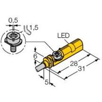 Turck Magnetfeldsensor PNP BIM-UNT-AP6X 7M von Turck