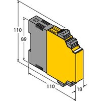 Turck Messumformer-Speisetrenner IM33-22EX-HI/24VDC - 7506441 von Turck