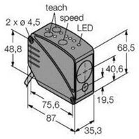 Turck Reflexions-Lichttaster PNP, Schließer, NPN, Schließer LT3BD Turck Reflexions-Lichttaster PNP, Schließer, NPN, Schließer LT3BD von Turck