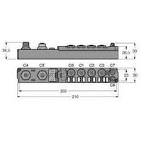 Turck SDPB-0008D-1001 6824416 Sensor/Aktorbox aktiv 1St. von Turck