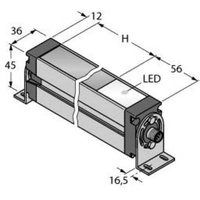 Turck Lichtvorhang EA5E1500Q Schutzfeldhöhe 1500mm Turck Lichtvorhang EA5E1500Q Schutzfeldhöhe 1500mm von Turck