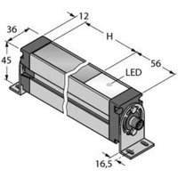 Turck Lichtvorhang EA5E2400Q Schutzfeldhöhe 2400mm Turck Lichtvorhang EA5E2400Q Schutzfeldhöhe 2400mm von Turck