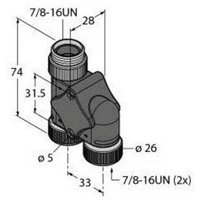 Turck U2-23664 Sensor-/Aktor-Verteiler und Adapter 1St. von Turck