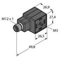 Turck Ventilsteckverbinder Bauform A, Adapter Ventilstecker 6606581 VAS22-S-FS5.31 6606581 Inhalt: 1 von Turck