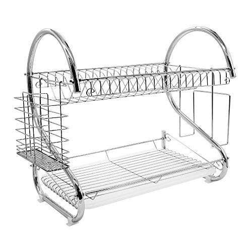 TureFans abtropfgestell, geschirrabtropfgestell, kann eine Vielzahl von Geschirr speichern (CW219946_02) von TureFans