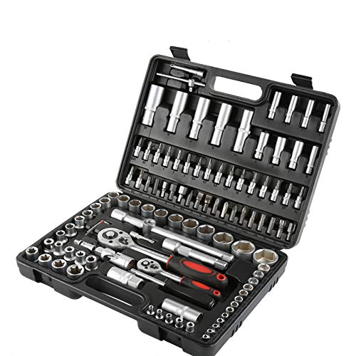 108 tlg，Steckschlüssel，Satz Nußkasten，Ratschen Set Torx，Steckschlüssel-Satz, Stecknuss-Garnitur Socket-Set von Turefans