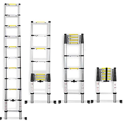 teleskopleiter, leiter ausziehbar, teleskop-aluminiumleiter, Maximale Belastung 150 kg (3,2m) von Turefans