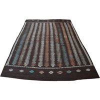 Brauner Kelim Teppich, Vintage 8, 8x6, 3 Ft, Boho Dekorativer Kelimteppich, Antiker Handgemachter Sku-1859 von TurkishArtBazaar