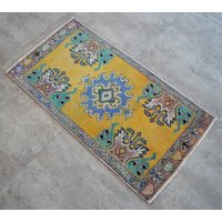6 X 3 M Wollteppich Handgeknüpfter Kleiner Oushak Teppich Kurzflor Kurzflorteppich Badematte Fasted Yastik Handgeknüpft von TurkishKilimsRugs