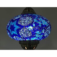 Handgemachte Mosaik Hängelampe - Extra Großer Globus | No5 Globus von TurkishLights