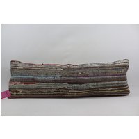 Boho Kelim Kissenbezug Bio Wolle Kissen Dekokissen Handgemachte 12x36 Zoll No 1432 Boho Kelim Kissenbezug Bio Wolle Kissen Dekokissen Handgemachte 12x36 Zoll No 1432 von TurkishRugOutlet