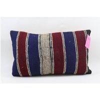 Couch Kelim Kissenbezug Handgewebtes Kissen Wohnkultur Kuschelkissen Handgemachtes Dekokissen 30x50cm No 1844 von TurkishRugOutlet