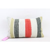 Handarbeit Wolle Kelim Kissen Bezug Home Decor Schlafzimmer Dekoration Dekoratives Handgemachte Kissen 12x20 Zoll Kissenbezug No 1515 von TurkishRugOutlet