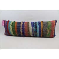 Handgemachte Wolle Kelim Kissenbezug Dekoratives Kissen Boho Schlafzimmer Dekokissen Sofakissen 30x36 Zoll No 1092 von TurkishRugOutlet