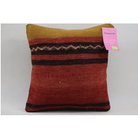 Küsten Kelim Kissen, Dekoratives Boho Schlafzimmer Dekor Sofa Kissen 12 X Zoll Kissenbezug No 304 von TurkishRugOutlet