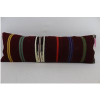 Küsten Kelim Kissenbezug Boho Kissen Gestreift Dekokissen No 1303 von TurkishRugOutlet