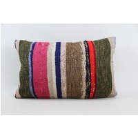 Nomaden Kelim Kissen Handgemacht Wolle Boho Dekor 16x24 Kissenbezug Code 1132 Nomaden Kelim Kissen Handgemacht Wolle Boho Dekor 16x24 Kissenbezug Code 1132 von TurkishRugOutlet