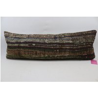 Nomaden Kelim Kissenbezug Boho Kissen No 1094 von TurkishRugOutlet