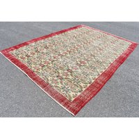 Ein Teppich, Ein Teppich Für Das Wohnzimmer, Besenteppich, Handgeknüpfter Berber Vintage Teppichteppich von TurkishRugSupplier