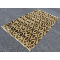 Handgeknüpfter Teppich, Aztekenteppich, Kelimteppich, Orientteppich, Wohndekor, 1, 5 X 2, 5 cm Ra1541 von TurkishRugSupplier