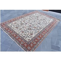 Handgeknüpfter Vintage Teppich Kleiner Teppich, Boho Wohndeko, Schlafzimmerteppich, 200 X 250 cm Ras0909 von TurkishRugSupplier