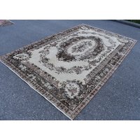 Handgewebter Kelim Teppich, Vintage Wollteppich, Kelimteppich Ra3383 von TurkishRugSupplier