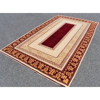 Handgewebter Teppich, Vintage Boho Wollteppich, Orientteppich, 160 X 300 cm Ra1156 von TurkishRugSupplier