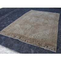 Handgewebter Teppich, Vintage Boho Wollteppich, Orientteppich, 200 X 300 cm Ra0570 von TurkishRugSupplier