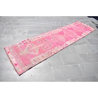 Vintage Teppich, Wohnzimmerteppich, Handgewebter Boho Orientteppich, Dekoteppich, 2, 8 X 3, 5 M Ras1739 von TurkishRugSupplier