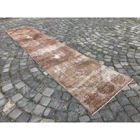 300 X 60 cm, Boho Teppich Läufer, Teppichläufer, Kelim Teppich, Wollteppich, Vintageteppich, Korridorteppich von Turkishrugsvendor