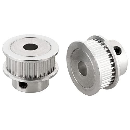Turmberg3D - 2x GT2 Zahnriemenräder/Pulley Antrieb - 50 Zähne - Bohrung-Ø: 6.35mm - Riemen-Breite: 6mm (GT2-6 · 50T · Ø6.35) von Turmberg3D