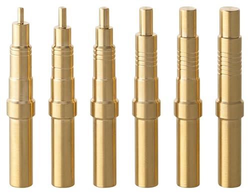 Turmberg3D - 6x Lötkolben Einschmelzhilfe für Gewindeeinsätze/Einschmelzmuttern (M2/M2.5/M3/M4/M5/M6) kompatibel mit Weller ET von Turmberg3D